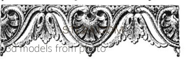 Фризы (FRIESE_0285 -  | 3D model 3DSMAX / OBJ / STL) 3D модель для ЧПУ станка